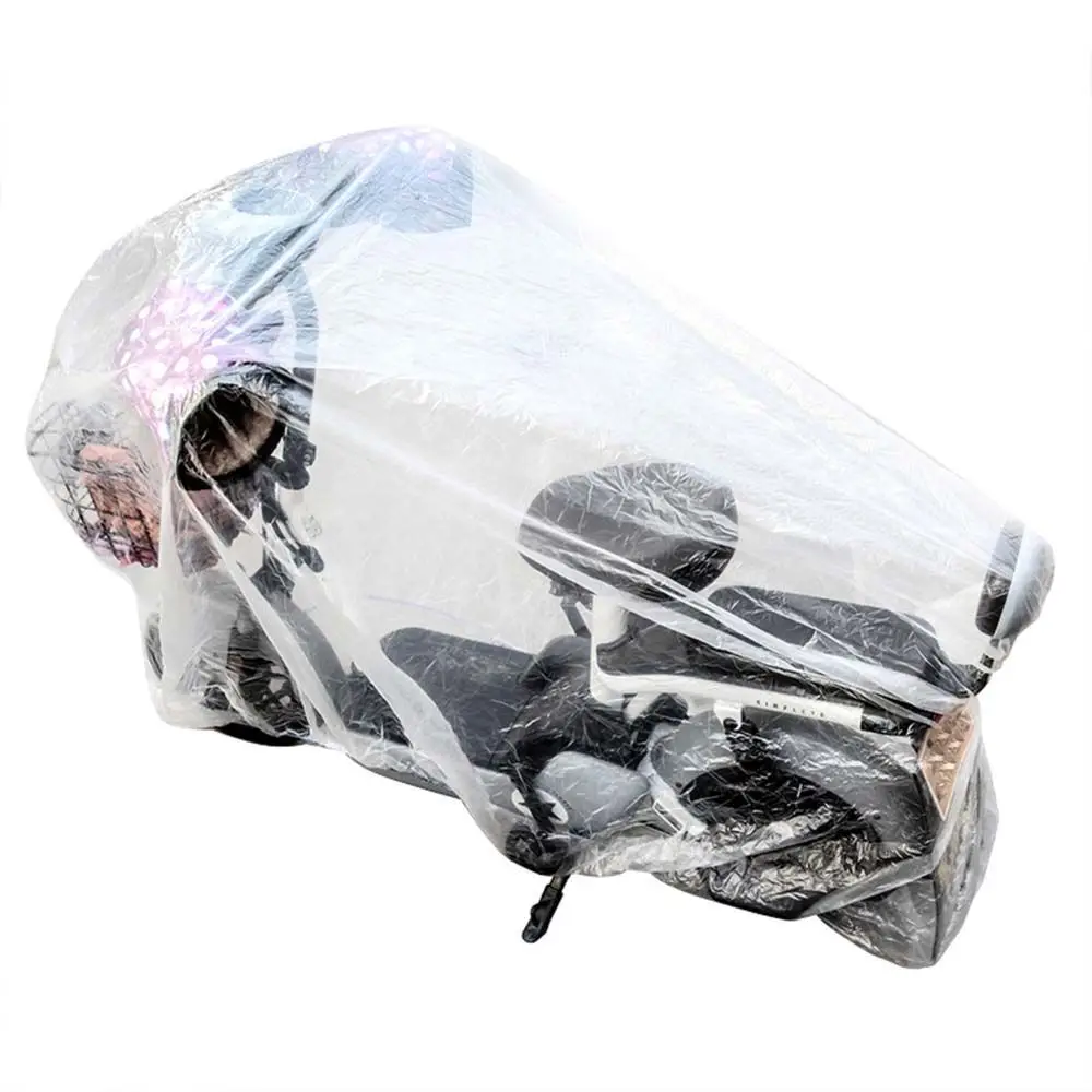 

For ATV Scooters Anti-UV Outdoor Disposable Bicycle Cover Motorcycle Accessories Wind Cover Transparent Motorbike Cover