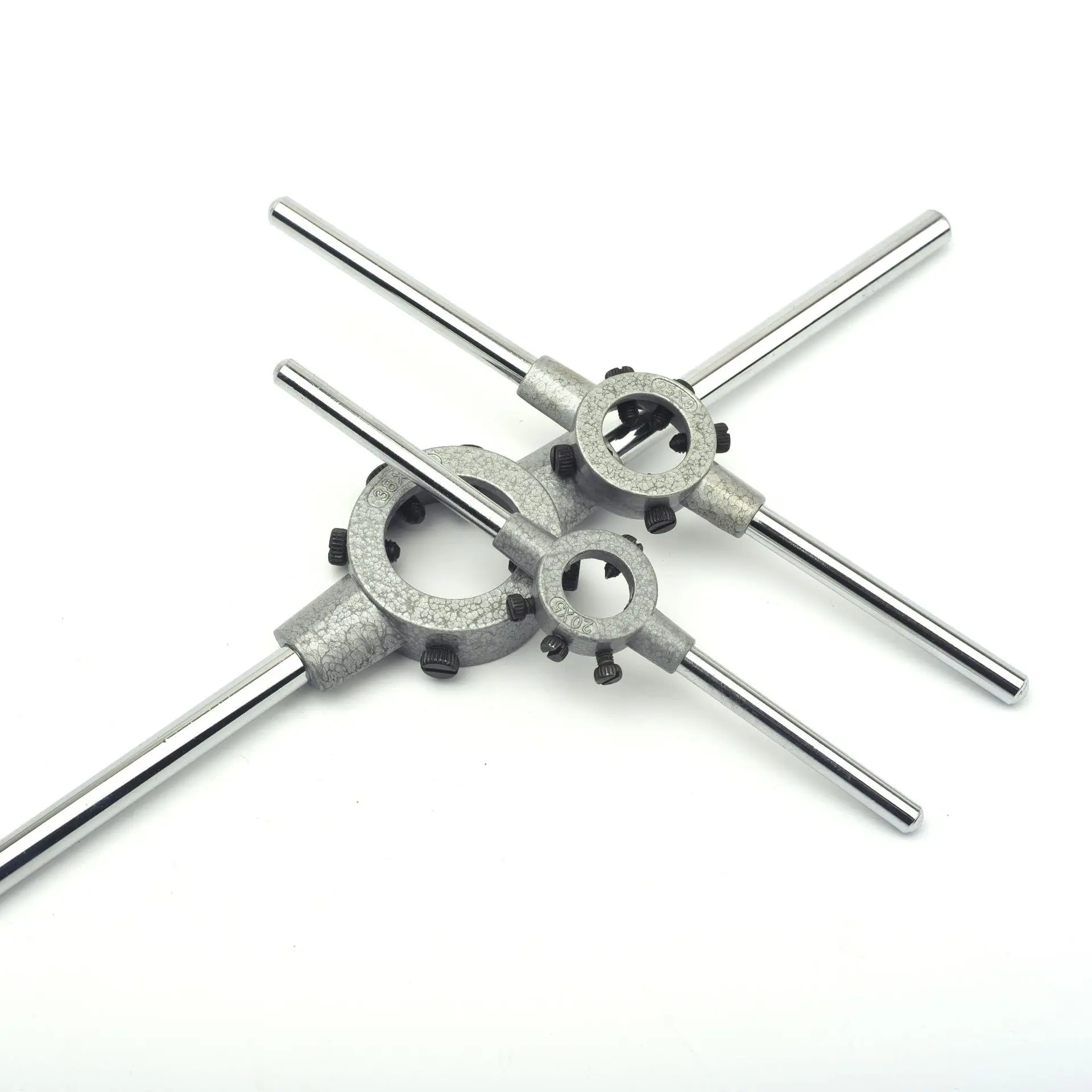 16/20/25/M30 Tap Wrench Steel General Handle Die Wrench For Metal Workpiece Thread Maker Die Wrench Threading Tools