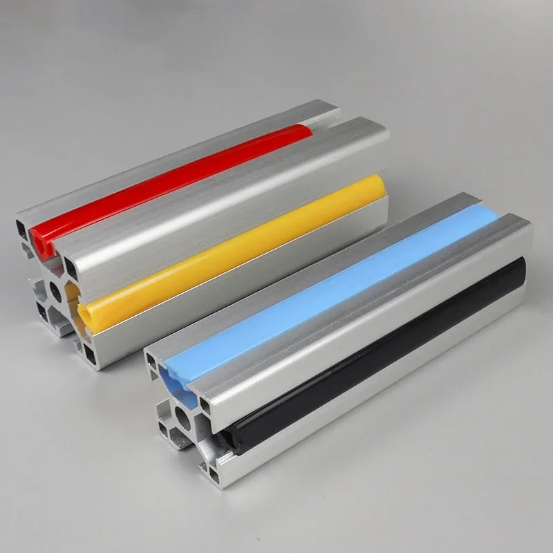 Door Seal Strip Sealing Strip Tape Window Seal Strip Sealing Tape Rubber Seal Strip Silicone Seal Strip Sealing Strip Rubber Gasket Panel 10Meters 20/30/40/50 Series 6mm/8mm/10mm Flat seal for Aluminum profile Soft Slot Cover/Panel Holder C-Beam machine