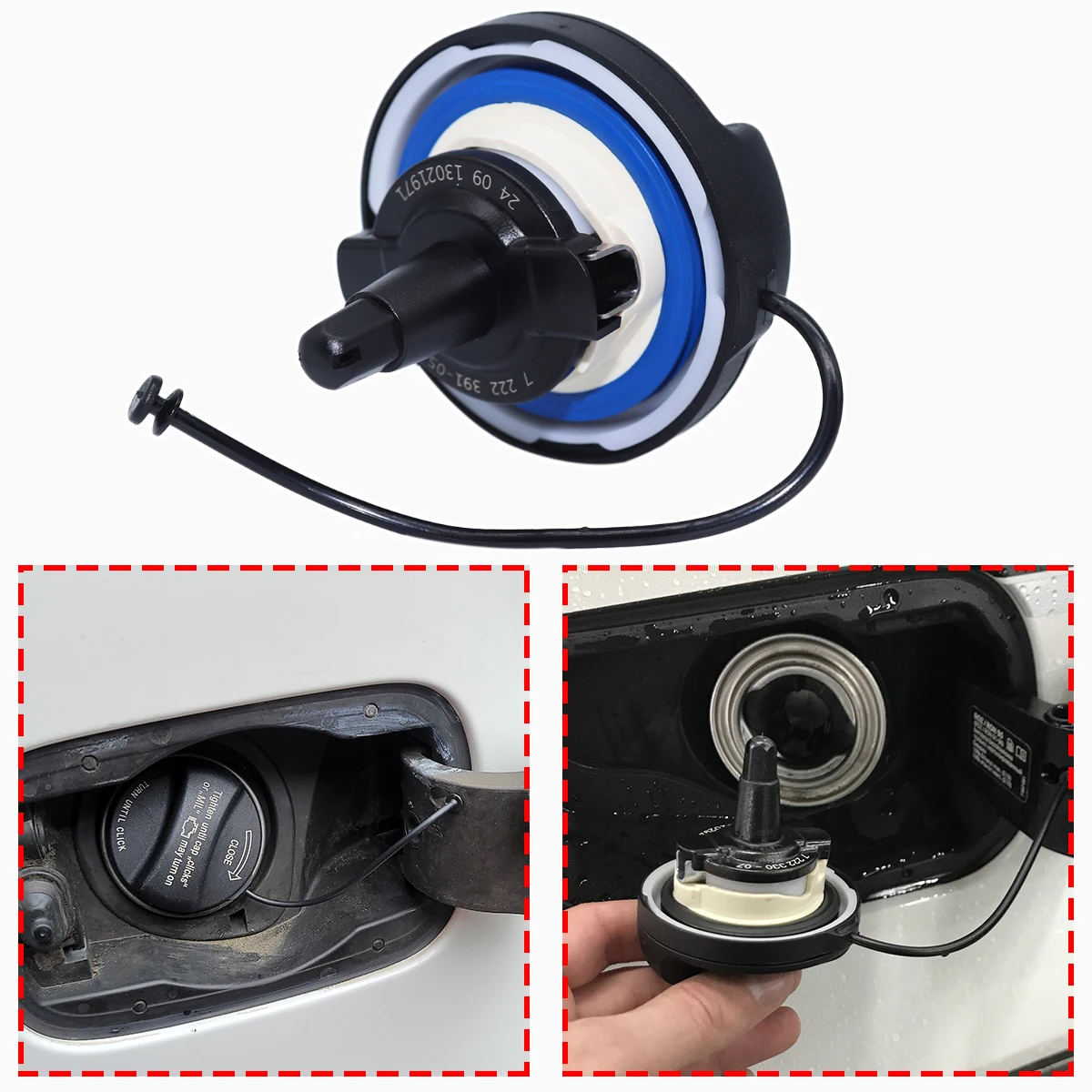 Fuel Tank Filler Cap Petrol Models Plug Cover for MINI R50 R53 R56 LCI Clubman R55 Hybrid Mil/Engine Light Gas Evap Leak Leakage