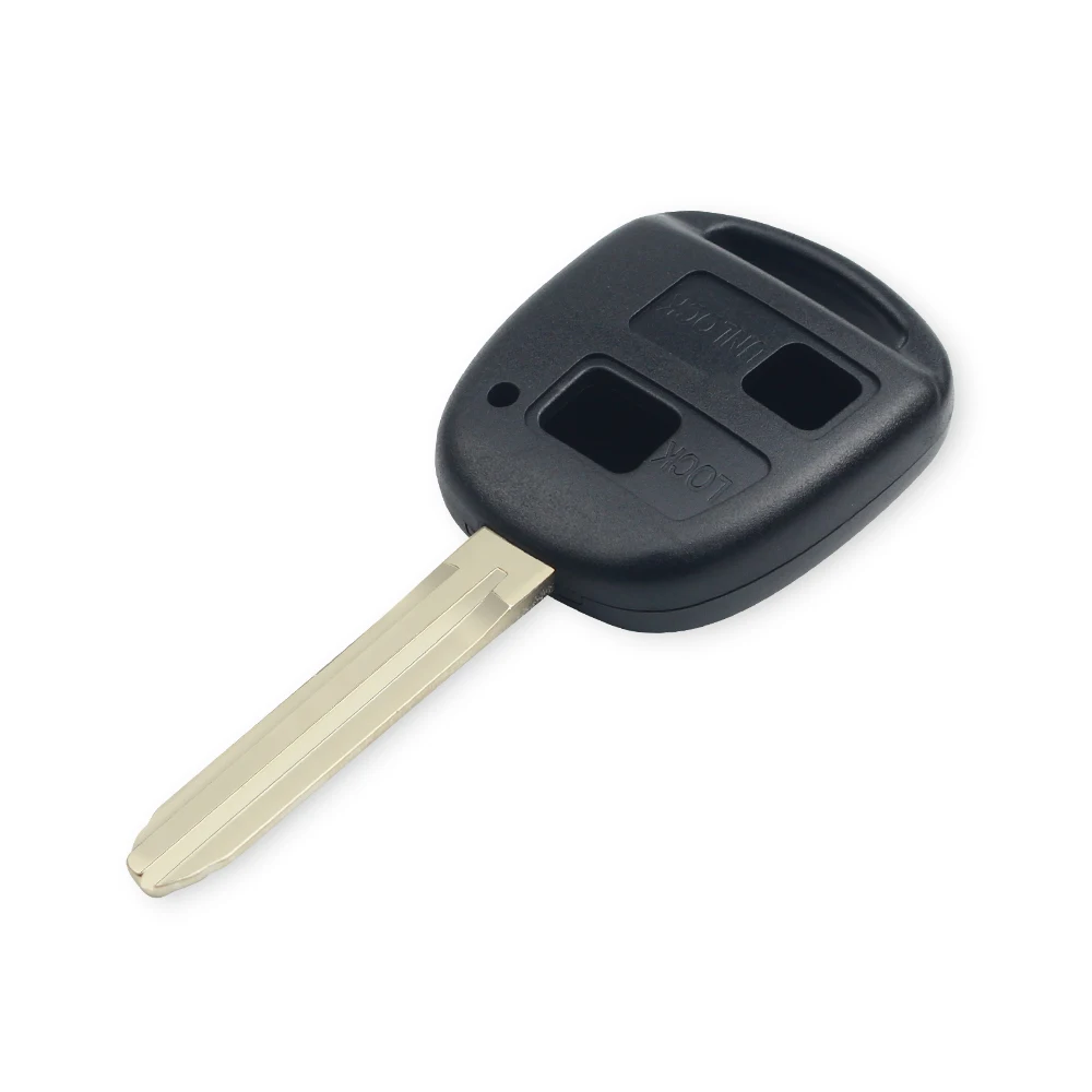 Remote Car Key Shell Case 2/3 BTN For Toyota Yaris Prado Tarago Camry Corolla TOY43 Blade Rubber Buttons Pad KEYYOU key case,car remote key,car key,car key shell,key shell