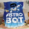Game A-Astro bots Blanket Skin friendly comfort warm soft plush blanket suitable sofa living room office bedroom 6