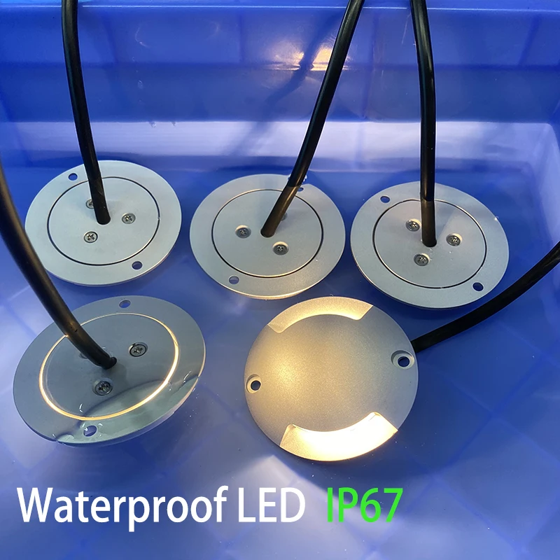 Description Picture 3 of itemIP67 2W LED Underground Light Outdoor Surface Mounted Ground Floor Lamp Garden Path Landscape Buried Side Lighting 24V Spotlight