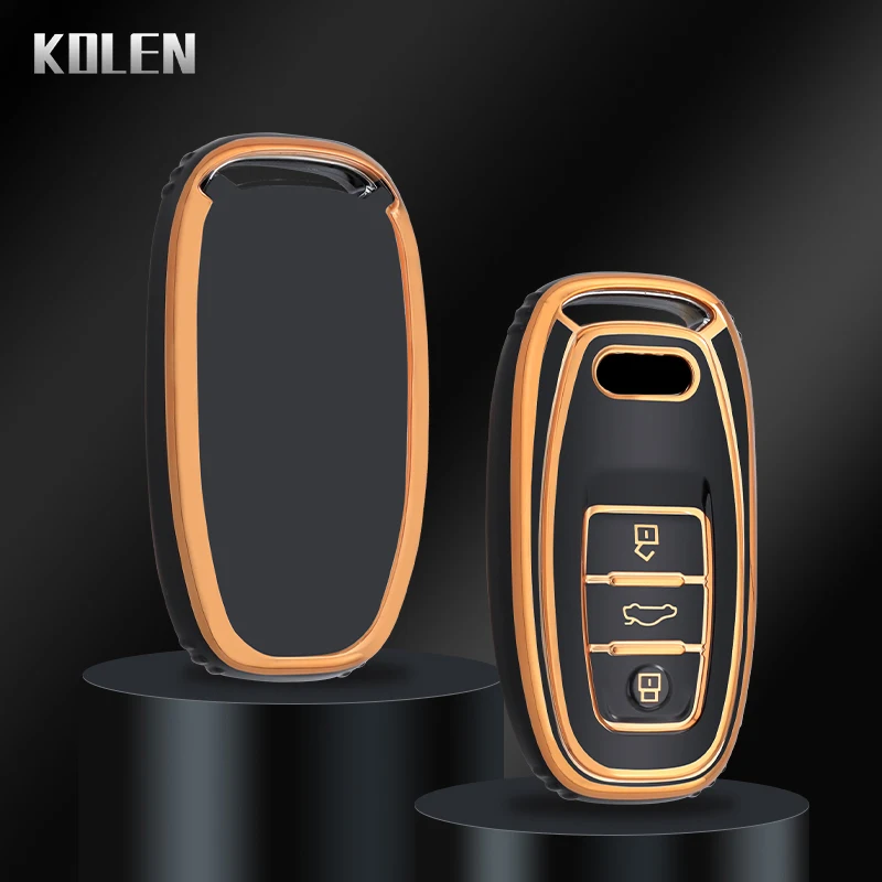 TPU Car Remote Key Case Cover Shell For Audi A1 A3 8V A4 B8 B9 A5 A6 C7 A7 A8 Q3 Q5 Q7 S4 S6 S7 S8 R8 TT Holder Accessories key case,key case cover,car key shell,remote control case cover