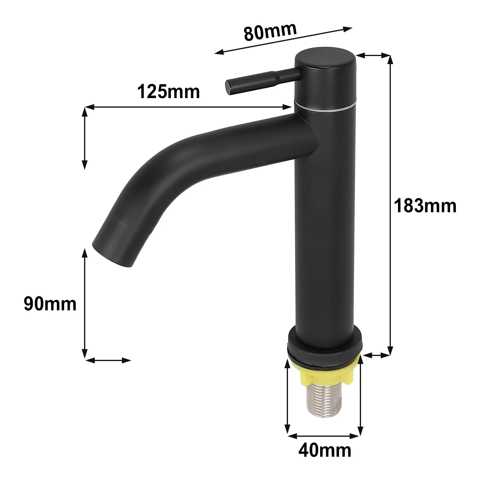 

Смеситель для раковины ванной комнаты, фильтр, примеси, детали для кухни отеля, одинарный холодный 304, аксессуары из нержавеющей стали, прочный