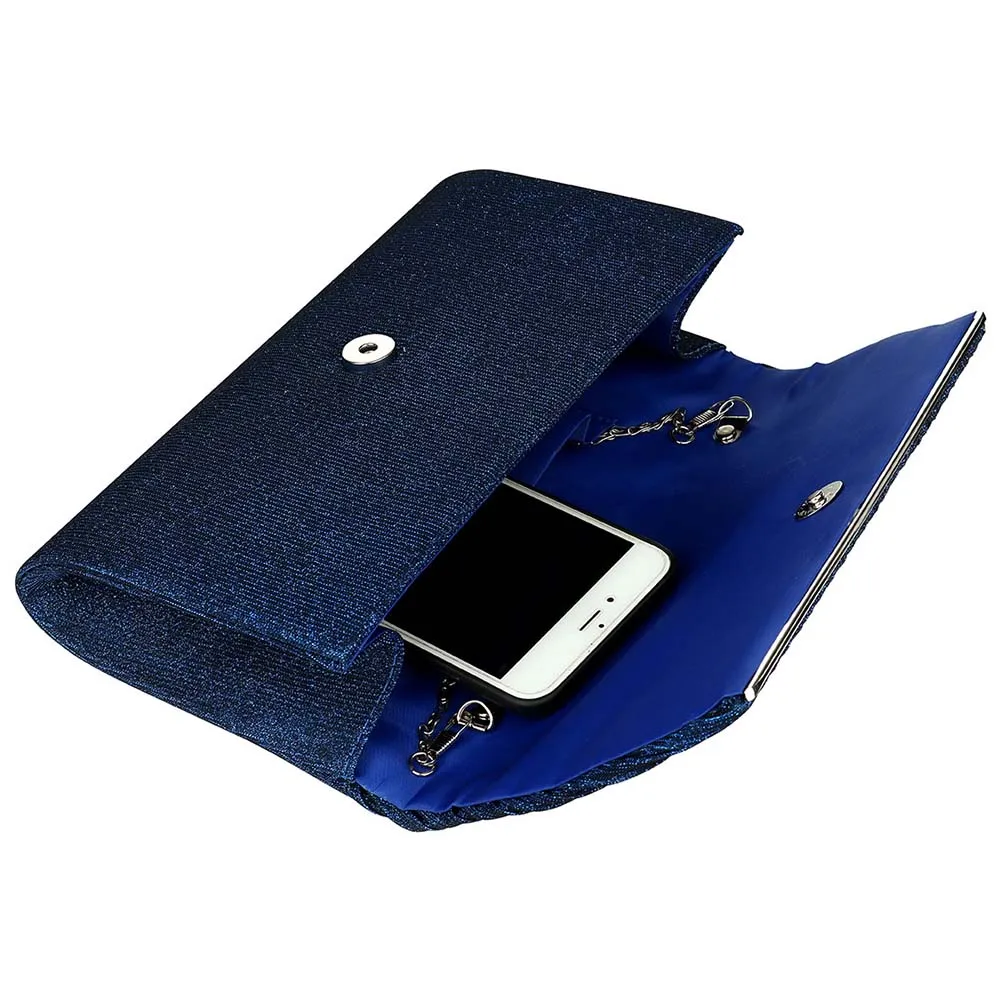 Clutch Evening Bag with Chain