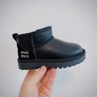 Kids Toddler Plush Snow Boot Children Shoes Winter Kids Boots Classic Mini Boot Baby Fur Booty Boys Girls Ankle Child Suede Boot 5