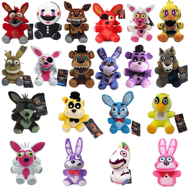 11''FNAF Purple Bonnie horror Plush doll game Toy Animal stuffed gift for  kids