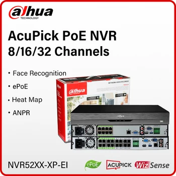 Dahua WizSense 8 16 32CH PoE NVR AcuPick Smart Ai Video Recorder Support 32MP 8MP 4MP Camera WEB NVR5208-8P-EI NVR5232/16-16P-EI 1