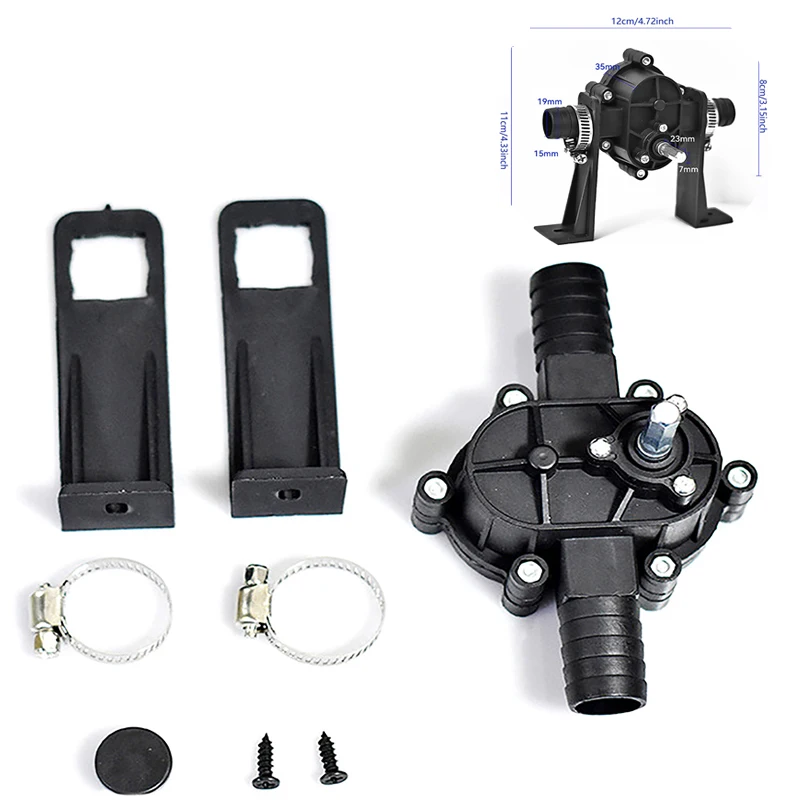 

for Water Gasoline Oil Diesels Fluid Hand Pump Water Drill Water Pump - 2023 Upgraded Dual-Core Electric Drill Pump