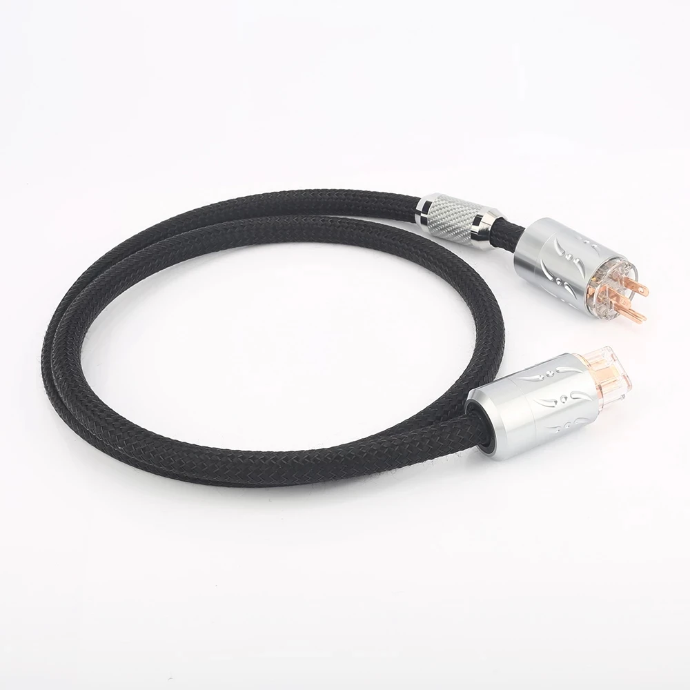Viborg VP1501 US Audiophile Power Cord Cable C19 Power Cable Pure copper 20A Amp IEC 100% Pure Copper