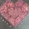 Pink Heart Boxed 500pcs Mixed Pearl Love Bow Star Butterfly French Ballet Princess Ballerina Nail Art Charms Decoration Gem Set 1