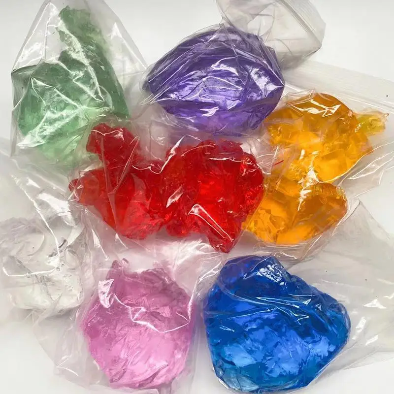 100 G/Borsa Cera Di Gelatina Candela Fai Da Te Che Produce Materie Prime Cera Di Colore Trasparente Cera Di Cristallo Forniture Di Cera Senza Fumo