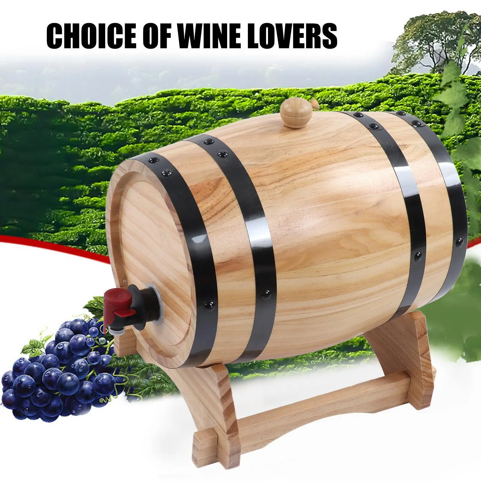 1L 3L 5L Wine Oak Barrels for restaurant Bar Decor