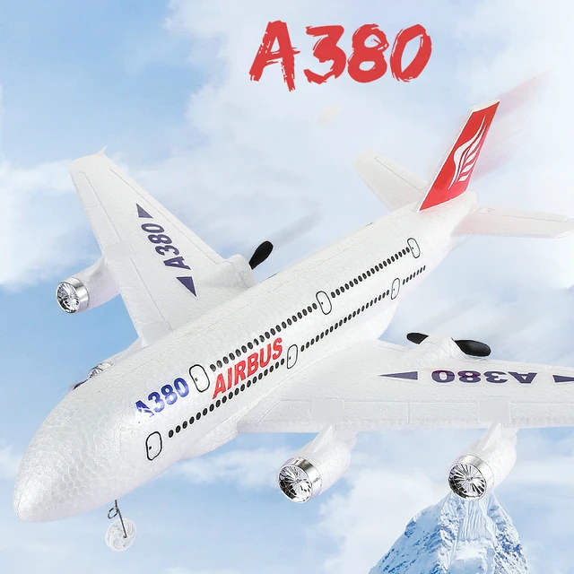 Avion RC A380 Airbus 2.4G Partners Wing, jouets d'avion télécommandés,  modèle d'avion d'extérieur pour enfants, garçon, fille, cadeau adulte