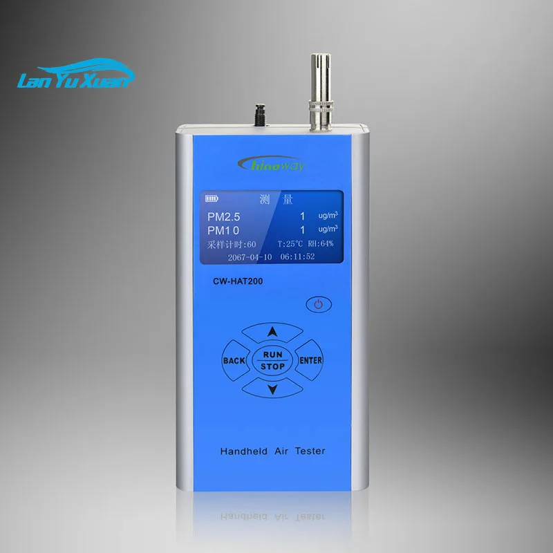 

CW-HAT200 Handheld Portable Particle Counter PM2.5 PM10 Unit Microgram\Cubic Meter\air Quality Testing Instrument