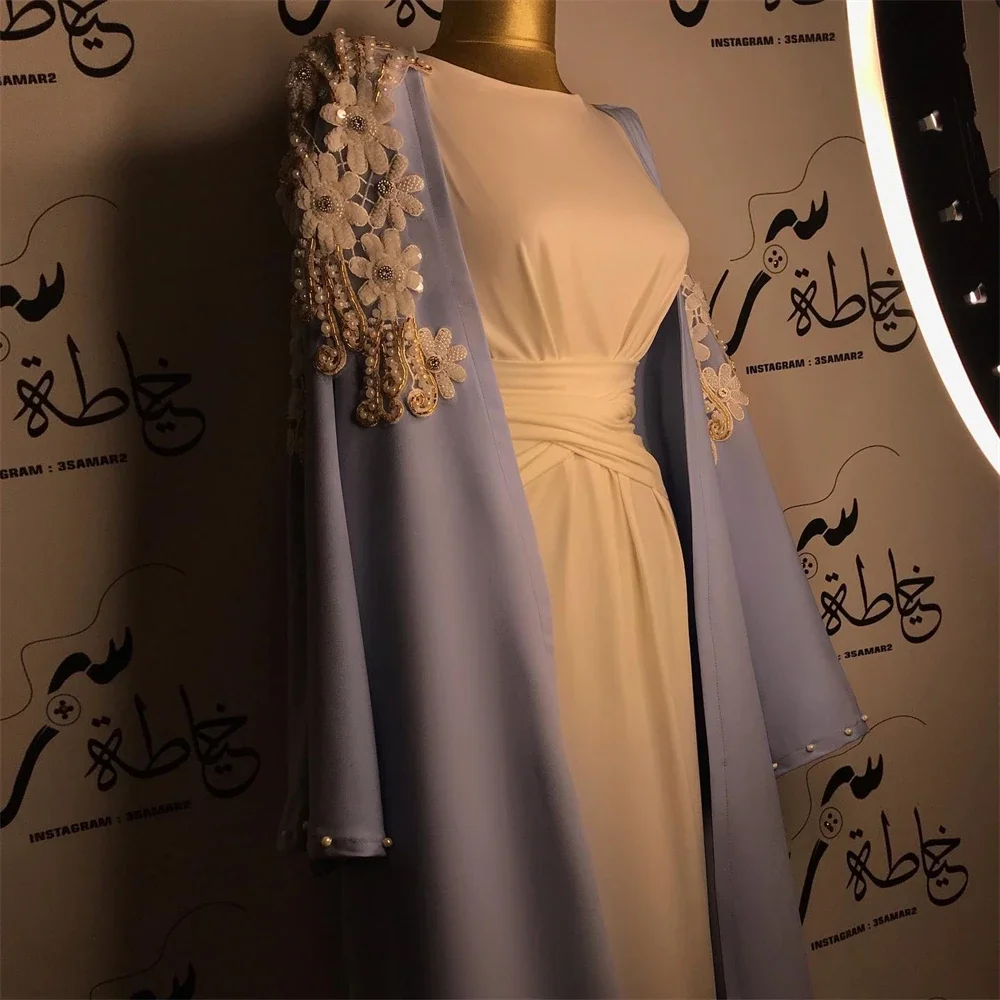

Strapless Neck 2023 Women Formal Yipeisha Occasion Evening Gown Kaaba Eid Sexy Casual Evening Dresses