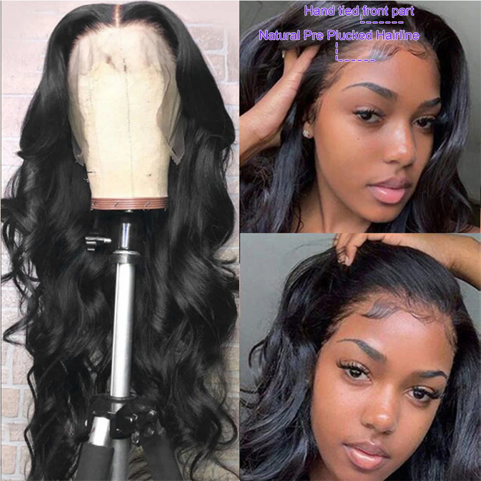 Lace Front Human Hair Wigs Body Wave For Black Women 13X4 Lace Frontal Wig Brazilian Weave Lace Closure Wig 4X4 Lace Wig