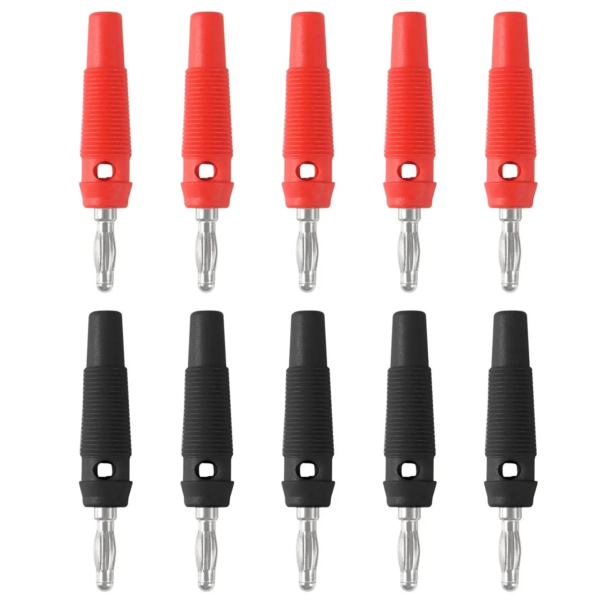5 black and 5 red