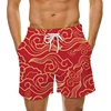 Man's Beach Shorts Swim Sportswear Boardshorts Wave 3D Print Fitness Short Pants Male Oversized Gym Trunks Surf Board Swimsuit 6