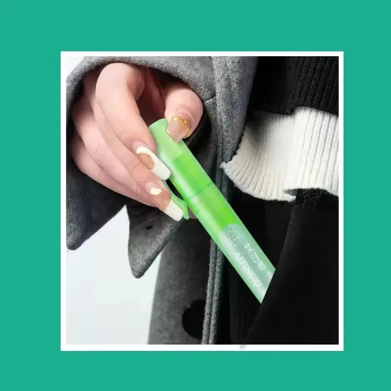 개인 정보 보호 스프레이 펜 감열지 수정기 데이터 보호 개인 정보 보호 수정액 휴대용 익스프레스 도구