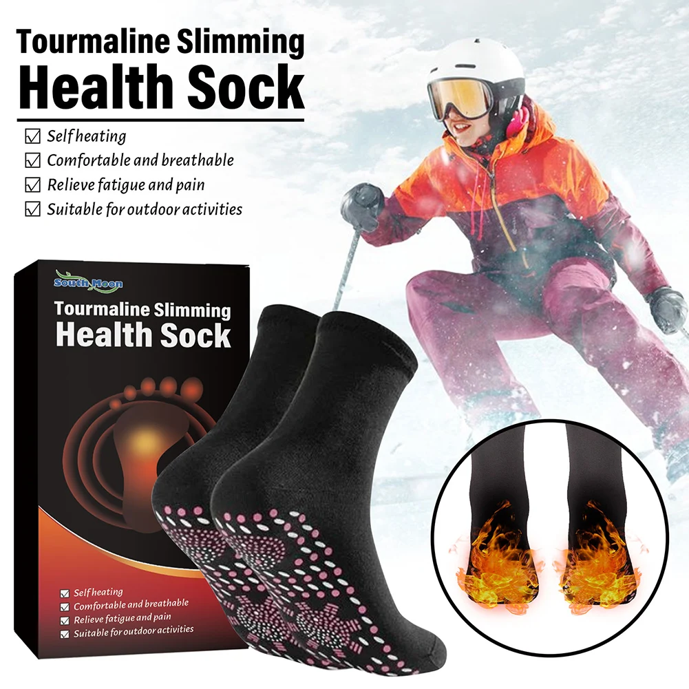 Cotton Self Heating Massage Socks for Winter Outdoor Activities