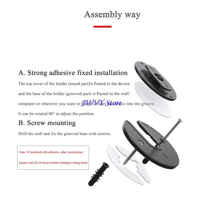 573A Router Wall Mount unterstützt Set-Top-Box/Festplatte/Mobile Power/Tablet-Speicher – Detail 9