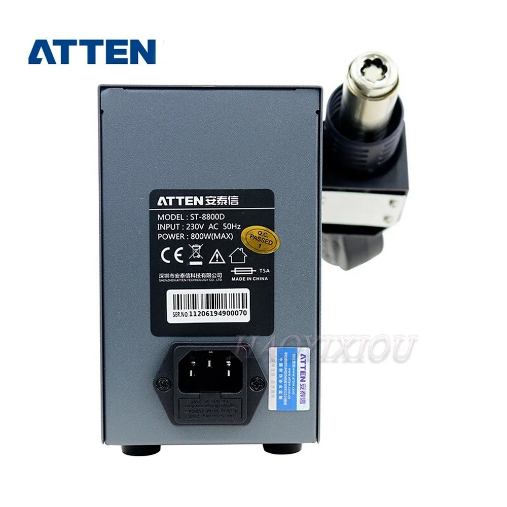 ATTEN ST-8800D heat gun adjustable temperature and air volume anti-static Hot Air Station