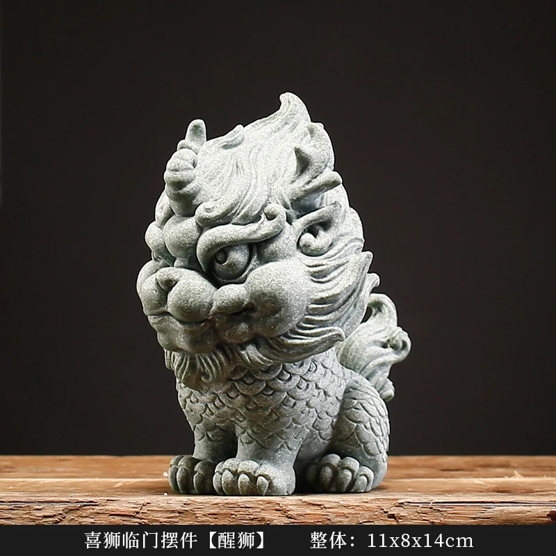 Chinese style Chinese style zhaocai rui beast unicorn desktop creative home living room office fish tank landscape ornaments