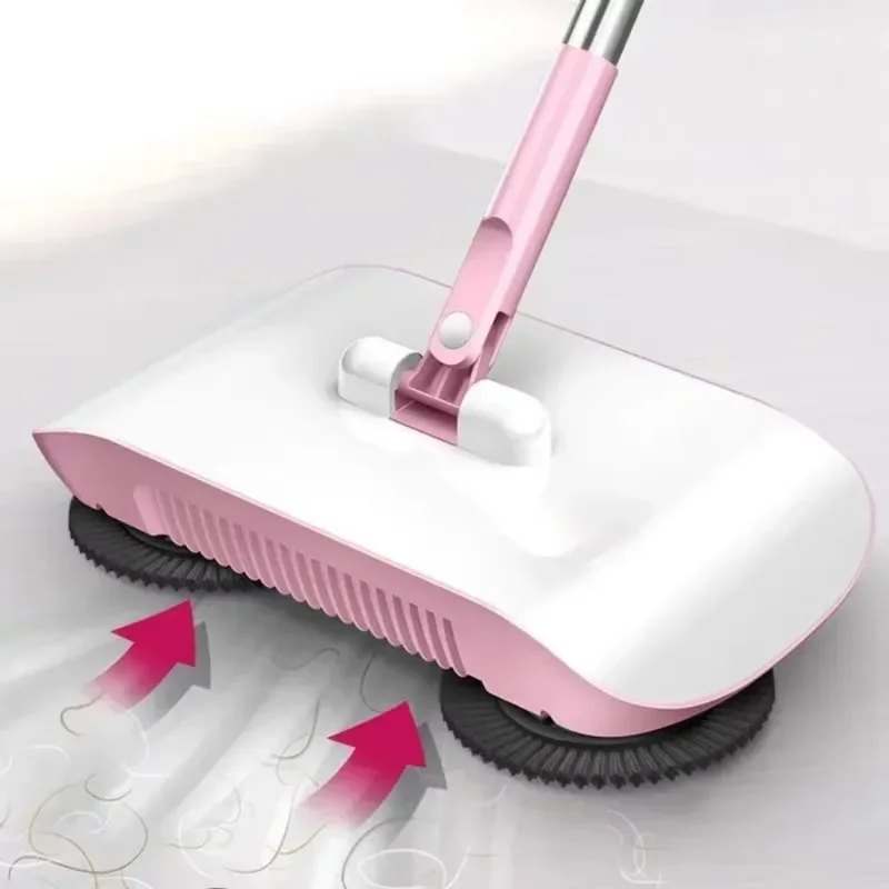Household Hand Push Sweeping Dustpan and Floor Mopping Integrated Sweeping Machine, Rotatable, Easy To Clean and Vacuum Cleaner