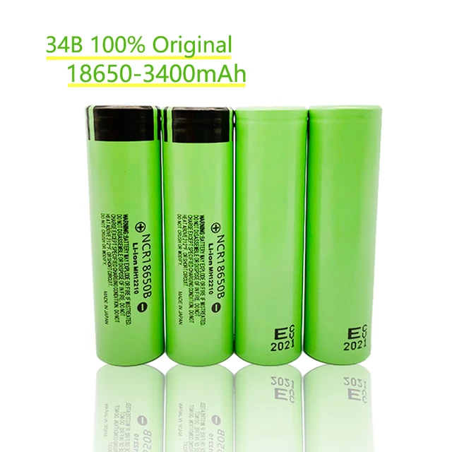 100% New Original NCR18650B 3.7 v 3400mah 18650 Lithium Rechargeable  Battery For Flashlight batteries - AliExpress