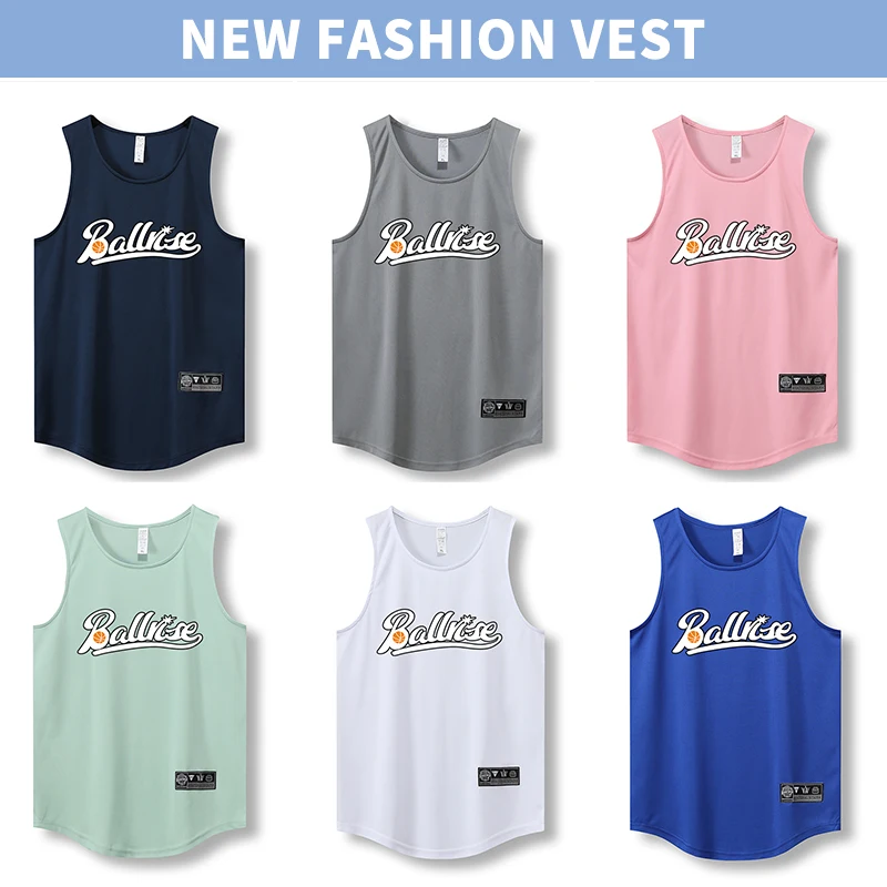 Summer Mens Plus Big Size Basketball Jersey Shirts Personalized Quick Dry Breathable Basketball Tank Top For Youth basketball jerseys