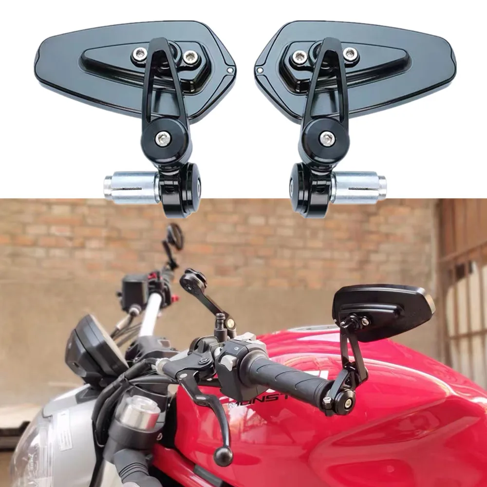 

Motorcycle CNC handlebar rear view mirror For Ducati Street Fighter V4 Monster 821 797 696 2019 2020 2021 2022