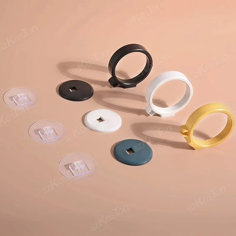Hair Dryer Straightener Holder Wall Mounted Shelf With Strong Back Glue For Bathroom No Drilling Wire Hanger Strong Adhesive 2