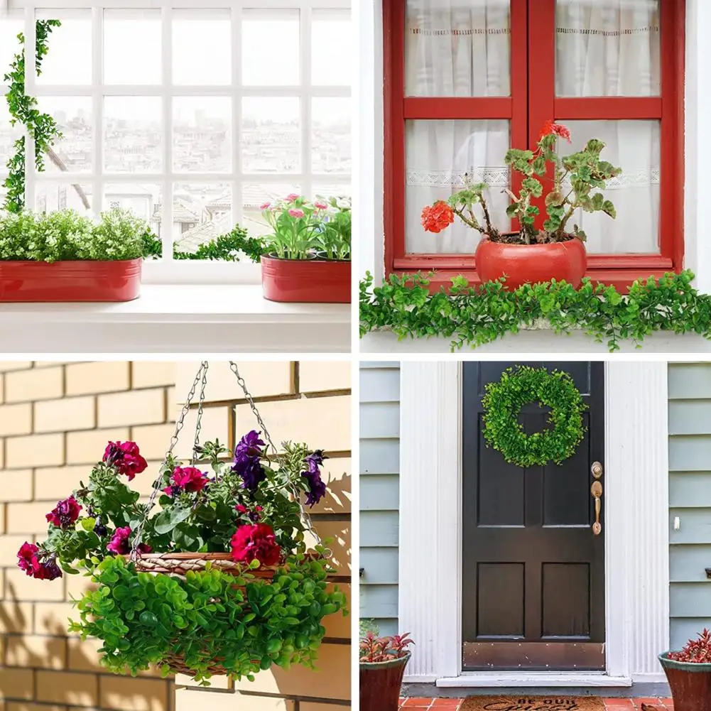

Vintage Rustic Colors Simulated Vine Fake Rattan Realistic Simulated Vine Greenery Easy-to-install Flexible Home Party