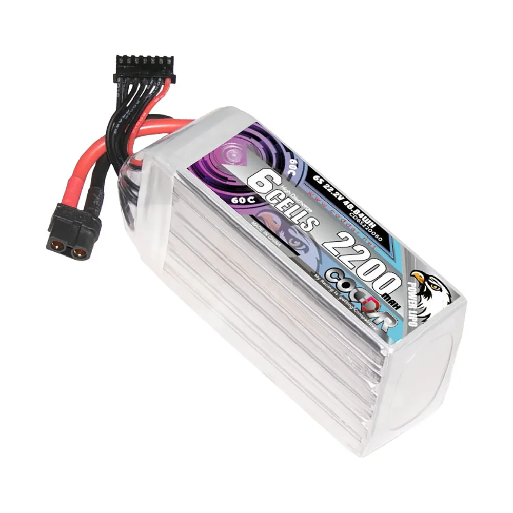 

CODDAR Eagle Krypton 2200MAH 4S 60C Fixed Wing 6S Unmanned Aircraft Model RC Car Model 2S Ship Model Lithium Battery 3S