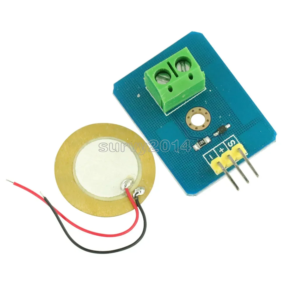 

DIY KIT 3.3V/5V Ceramic Piezo Vibration Sensor Module Analog Controller Electronic Components Supplies Sensor for Arduino UNO R3