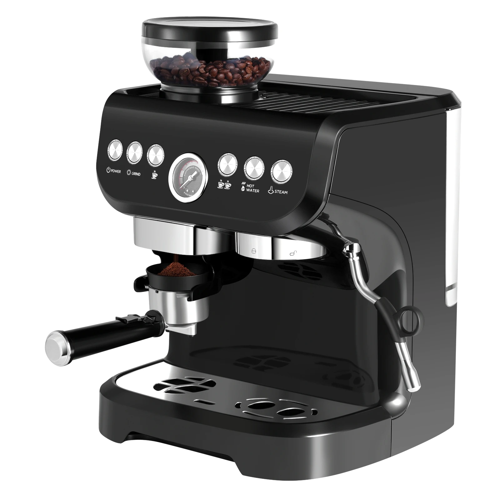 

Drop Shipping Fully Automatic Touch Screen Coffee Machine Cappuccino latte Espresso Makers With Grinder