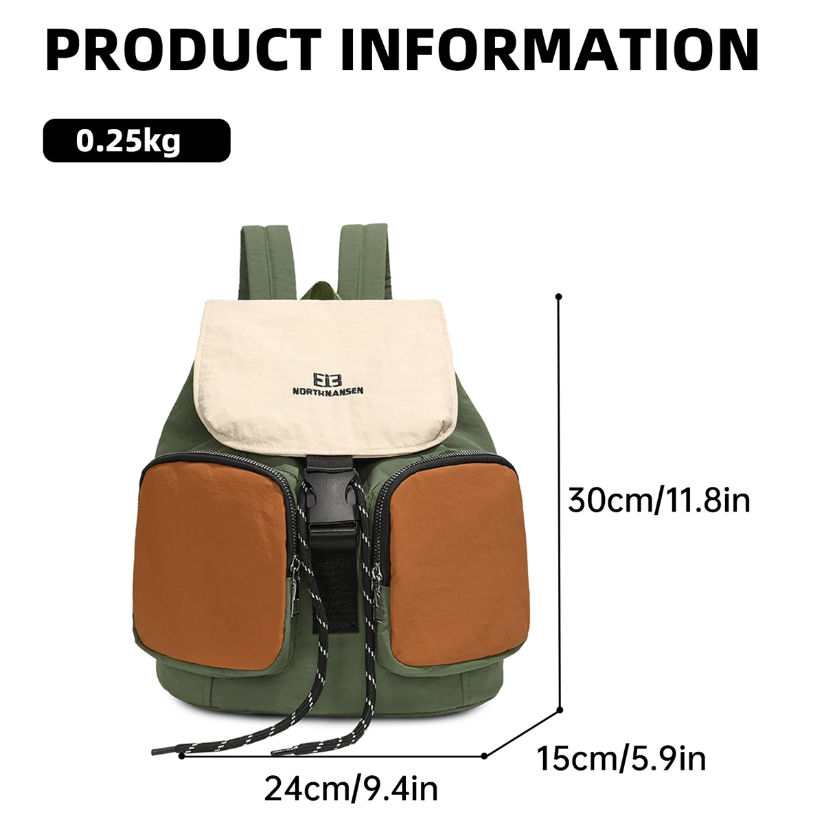 Drawstring Backpack School Bag for Boys, Commuting Outdoor Tablet Bag, Waterproof Travel Bag for Women, Practical for Camping and Hiking Sports