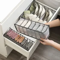 Organisateur de tiroir pour sous-vêtements, boîte de rangement pliable, organisateurs de placard, diviseur de tiroir, boîtes de rangement pour sous-vêtements, chaussettes, soutien-gorge 2