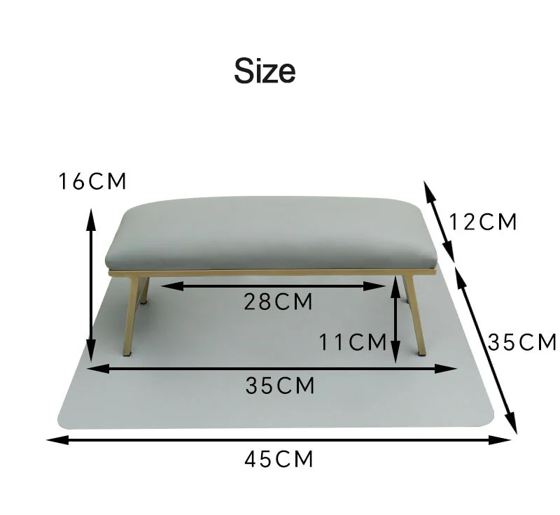 Pink Set Nail Hand Rest Set Nail Cushion Pillow Manicure Stand Are Rest for Nails Table Manicure Table Mat