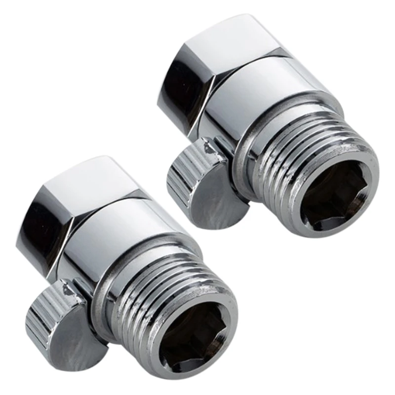 

2X Quality Hand Shower And Bidet Flow Control Valve Bathroom Brass Switch Valve Toilet Bidet Faucet Accessories