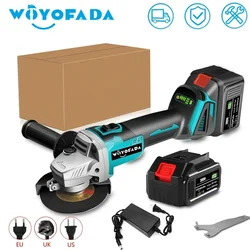 125/100mm Cordless Brushless Electric Angle Grinder Grinding Machine DIY Woodworking Power Tool For Makita 18V Battery