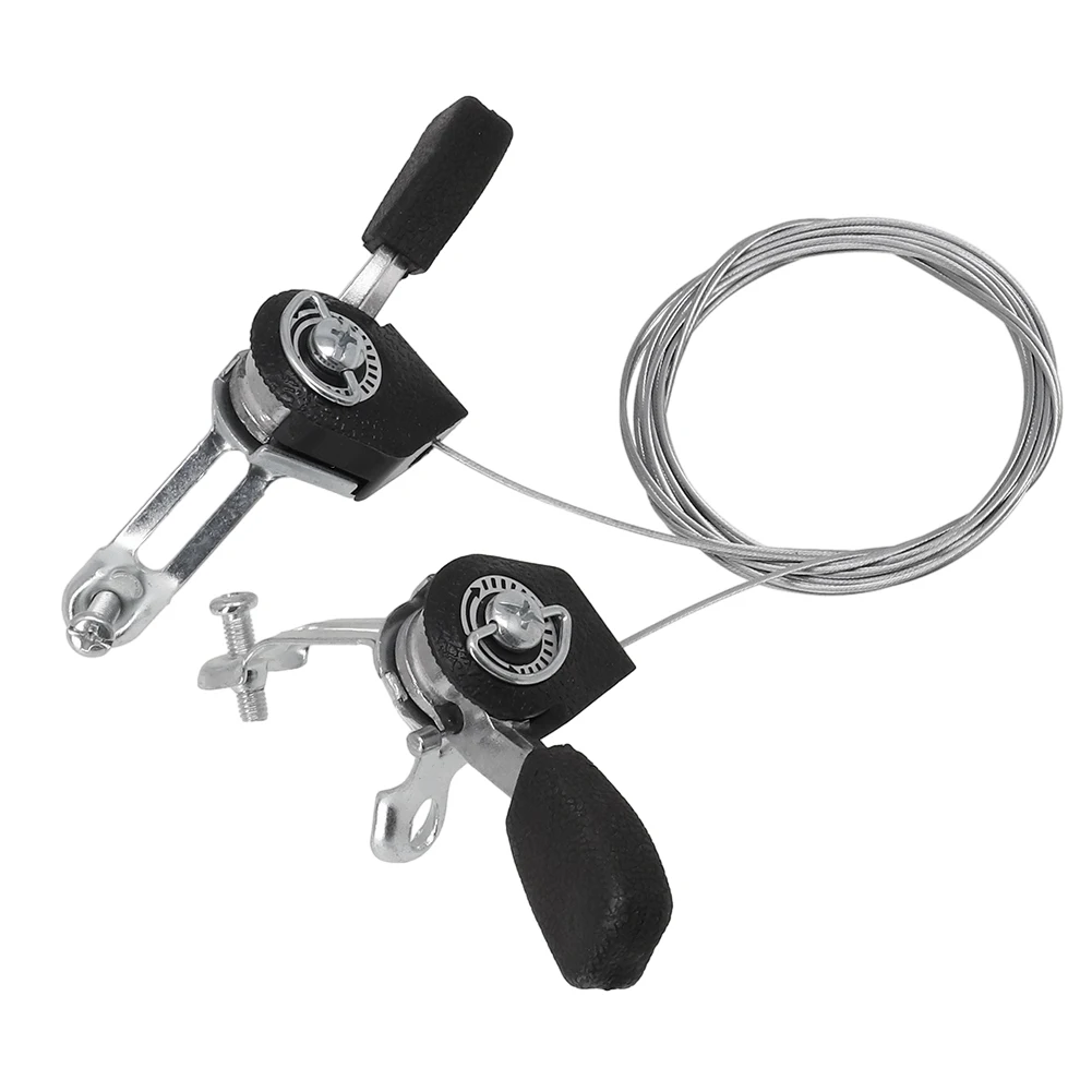 

1 Pair Bike Thumb Shifters Shifter Levers Aluminium Alloy Bicycle Derailleur Bike Mountain Bike Practical Useful