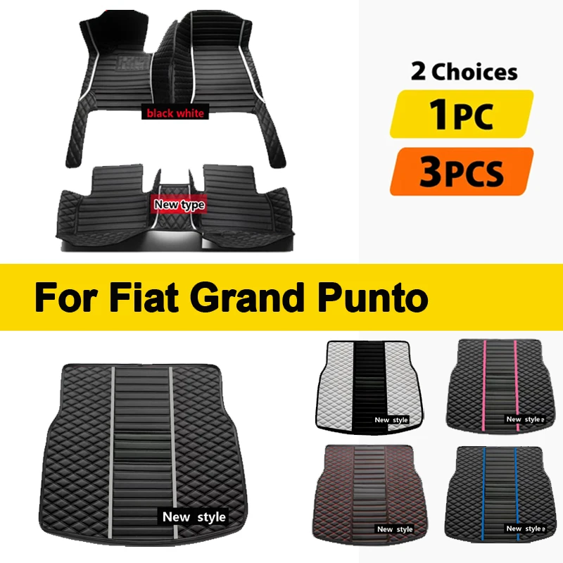 

Автомобильные коврики для Fiat Grand Punto Project 199 2005 ~ 2009, автомобильные коврики с 3 дверями, автомобильные аксессуары
