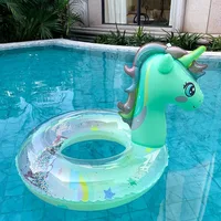 Inflatable Swim Ring Pool Floats for 5-9 Years Old Kid Water Amusement Baby Swim Tube Water Play Supplies Float Seat Baby Floats 1