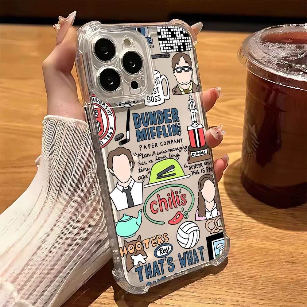 The O-Offices TV Show Themed Clear Anti-Fall TPU Phone Case