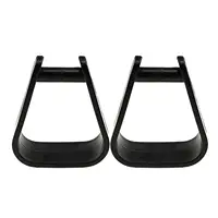 2Pcs High Strength Stirrups Heavy Duty Kids Stirrups for Saddle Supplies 2