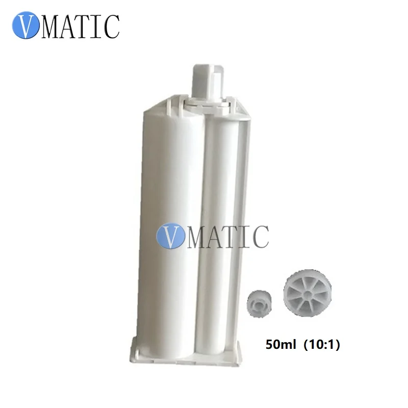 plástica, cartucho dispensador, 50 ml, 1:1, 2:1,