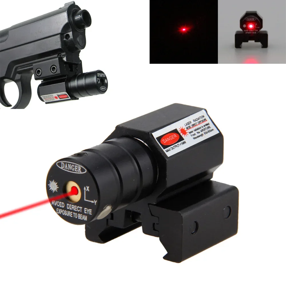 11/22mm Glock Ar15 Red Dot Sight Adjustable Red Light Sight Mini Undermount Dot Infrared Laser Hunting Accessories